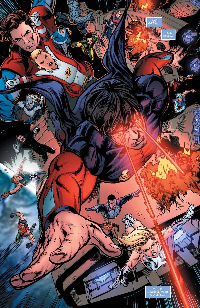 Illustration for article titled Exclusive DC preview: Justice League United #8 wipes out The Legion Of Superheroes